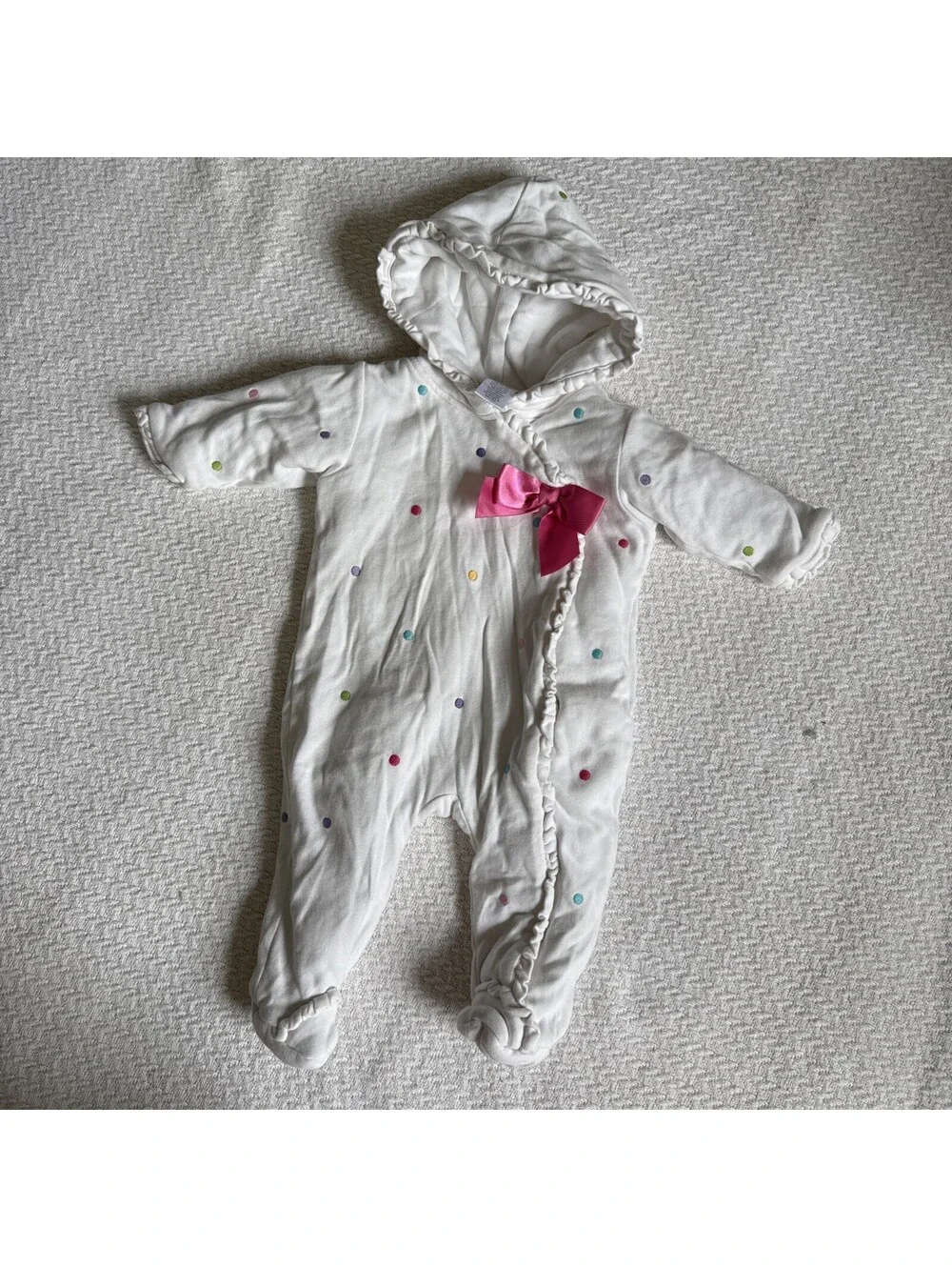 Baby Girl Clothes Gymboree 2012 Colorful Dots Winter Snowsuit